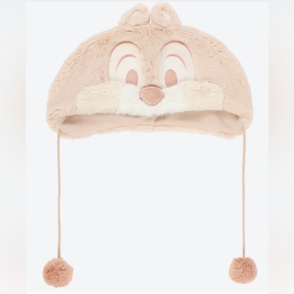 Disney Accessories - Tokyo Disney Resort Chip Fluffy Plush Fan Adult Cap
